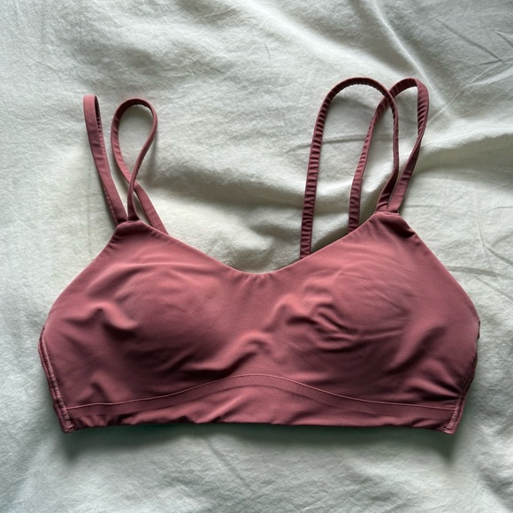 lululemon athletica Other - lululemon athletica Double-Strap Wireless Bralette - Dusty Rose